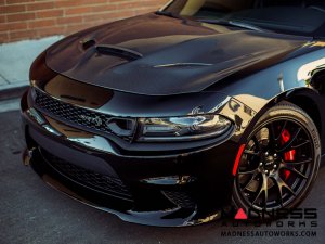 Dodge Charger Carbon Fiber Hood - Hellcat Style - Anderson Composites